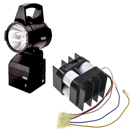 Replacement Battery for Eisemann | Bosch | Ceag Eisemann HSE 5 – Flashlight – 5000mAh / 4.8V