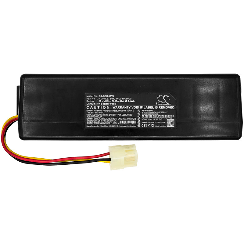 Replacement Battery for Bosch Indego 1000 – 3000mAh / 97.20Wh