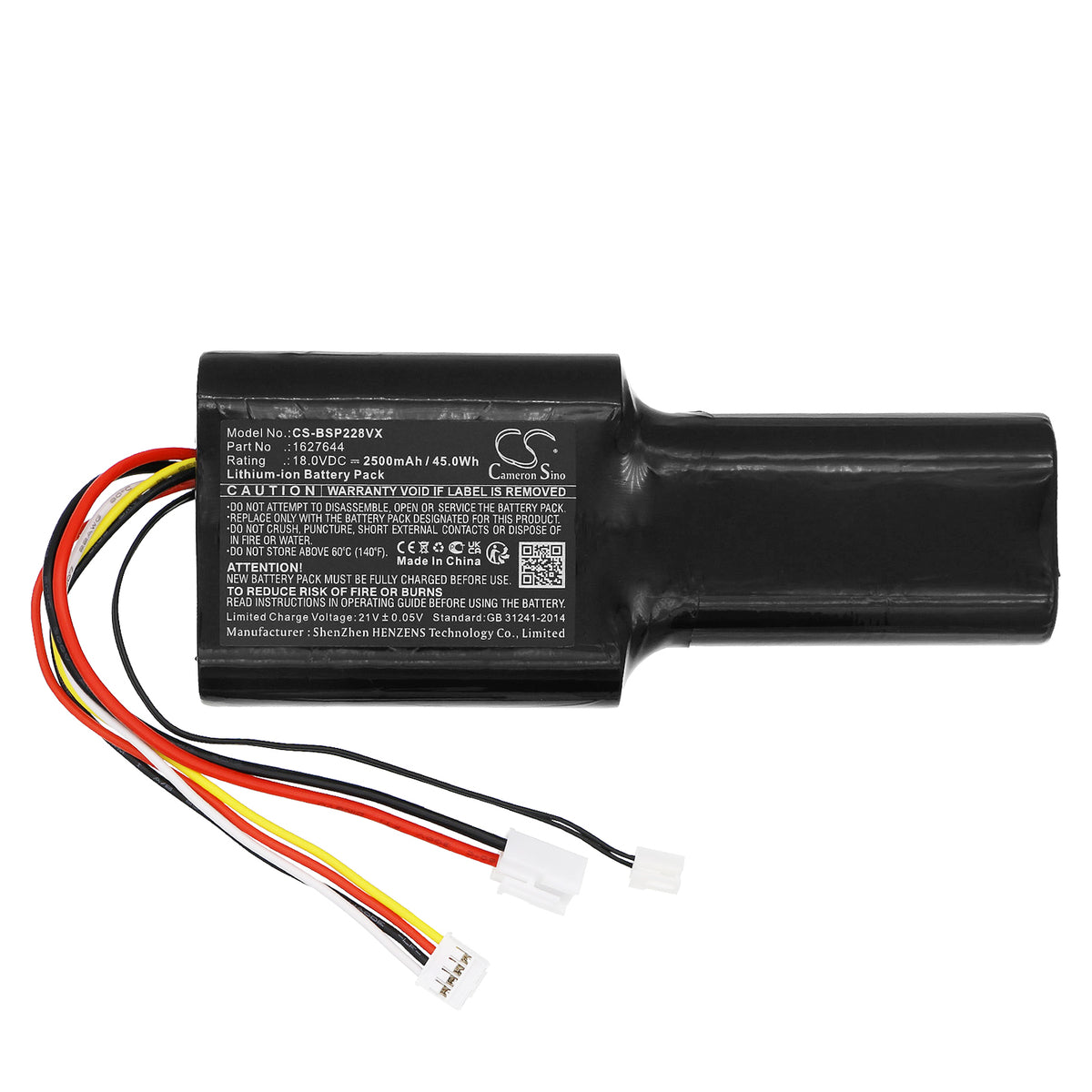 Replacement Battery for Bissell 2280N – Vacuum – 2500mAh / 18V