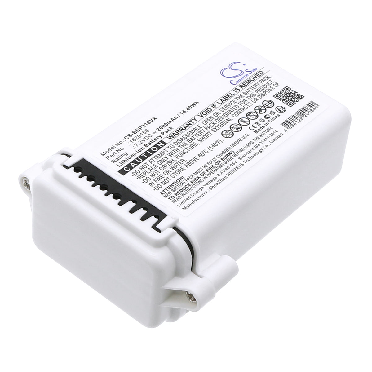 Replacement Battery for Bissell Pet Stain Eraser – Vacuum – 2000mAh / 7.2V