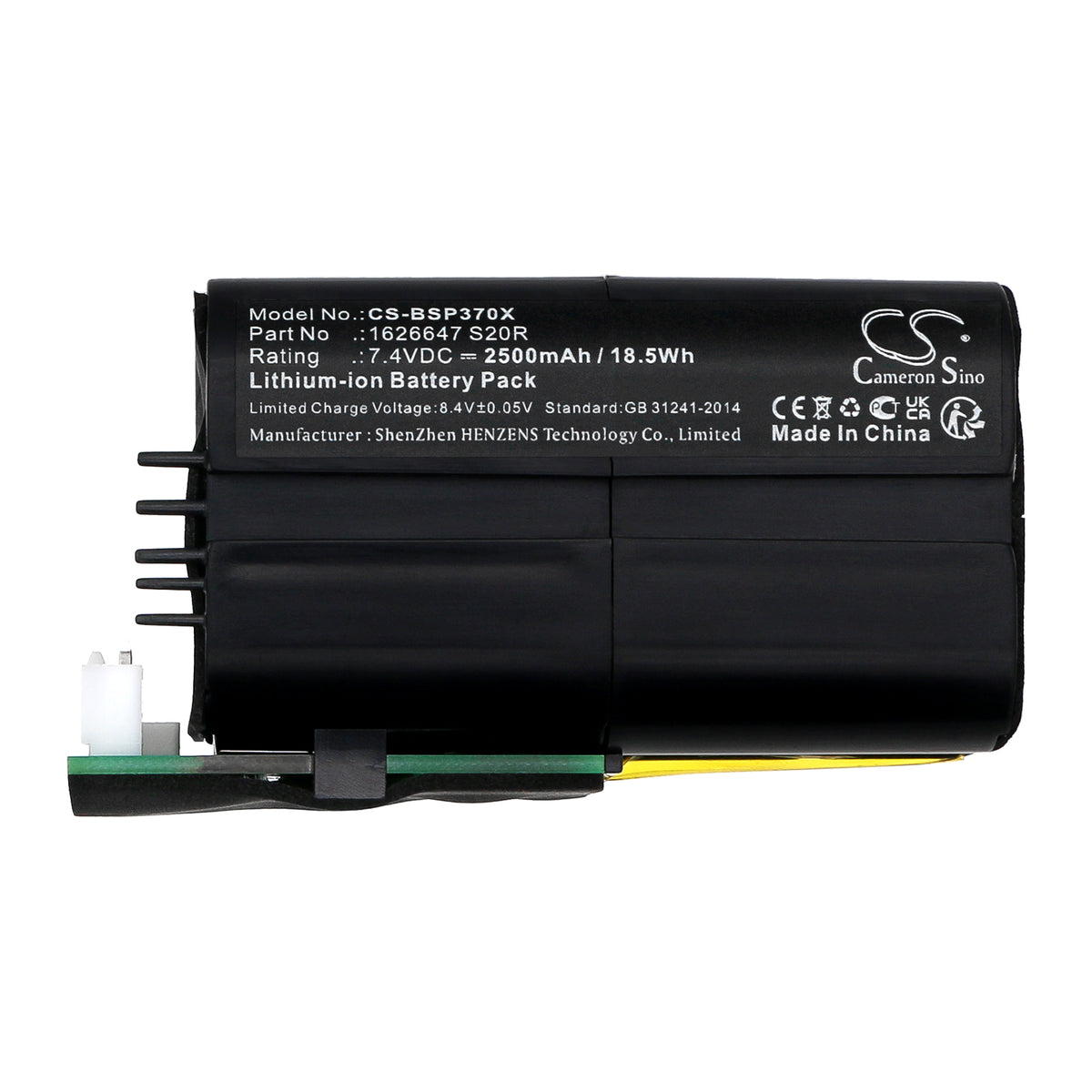 Replacement Battery for Bissell Pet Stain Eraser – Vacuum – 2500mAh / 7.4V