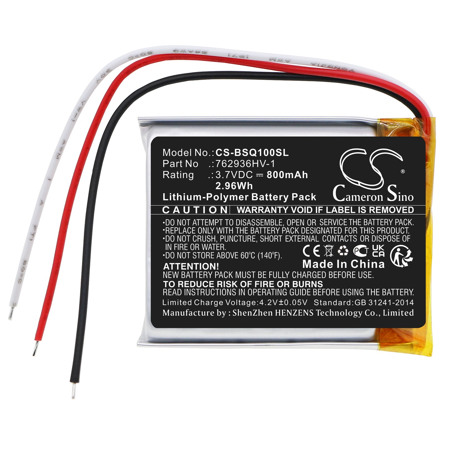 Replacement Battery for Bose QuietComfort Earbuds Charging Case – Wireless Headset – 800mAh / 3.7V - image 3