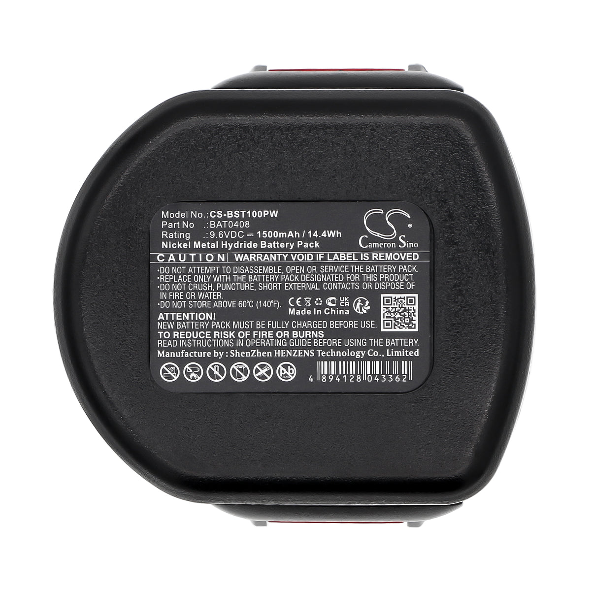 Replacement Battery for Bosch GSR 9.6-1 – Power Tool – 1500mAh / 9.6V