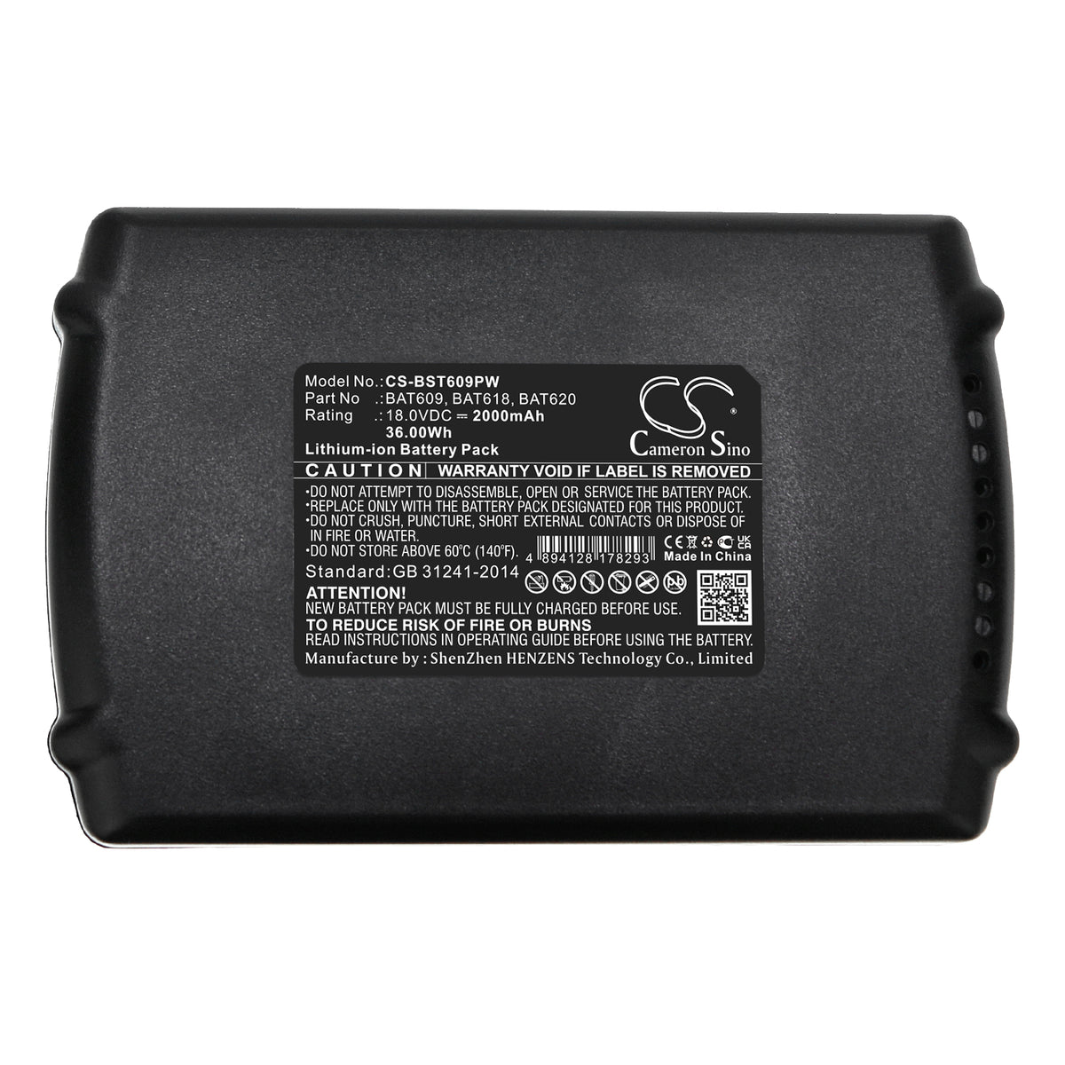 Replacement Battery for Bosch GWS 18 V-LI – Power Tool – 2000mAh / 18V
