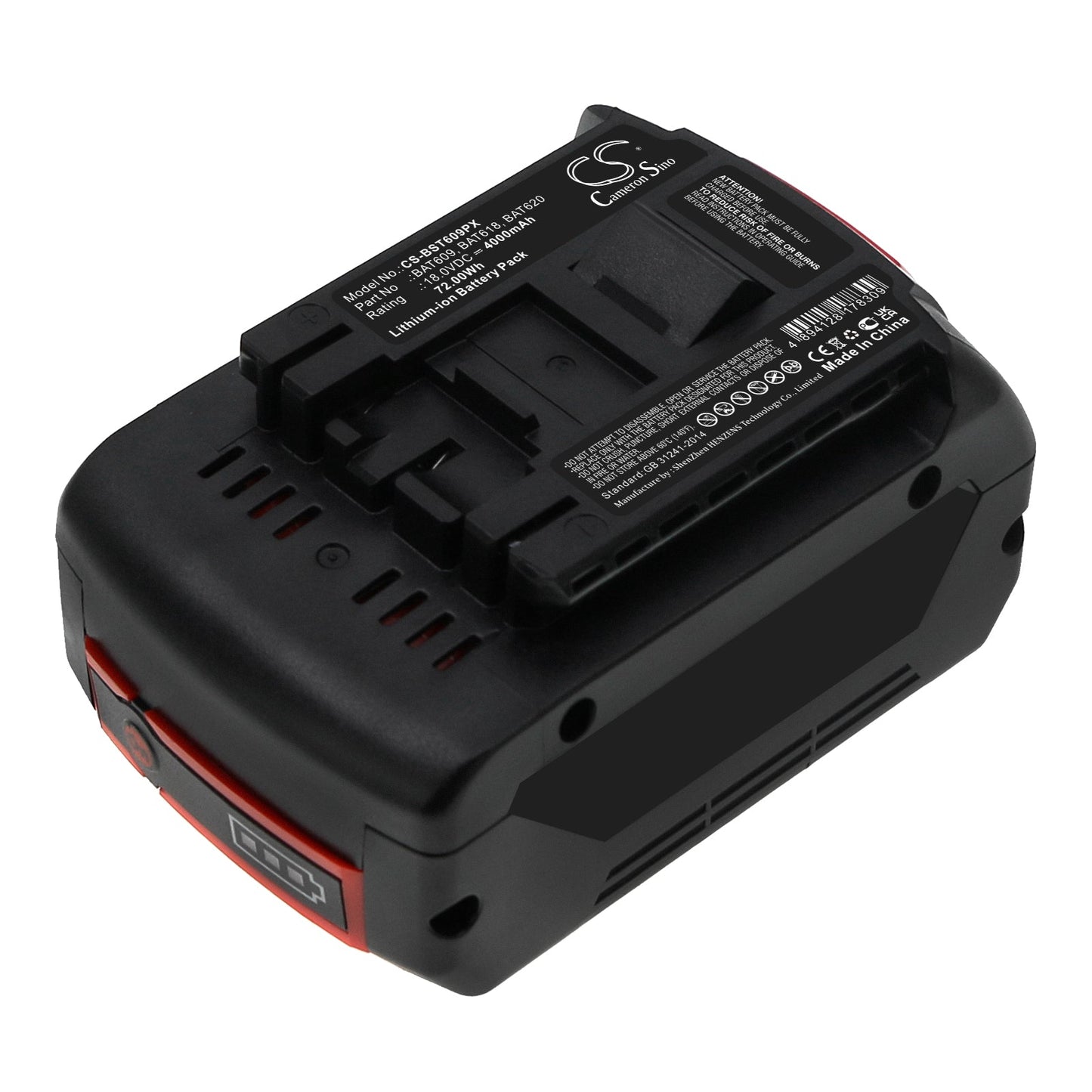 Replacement Battery for Bosch  17618 – Power Tools – 4000mAh / 72.00Wh / 18.0V