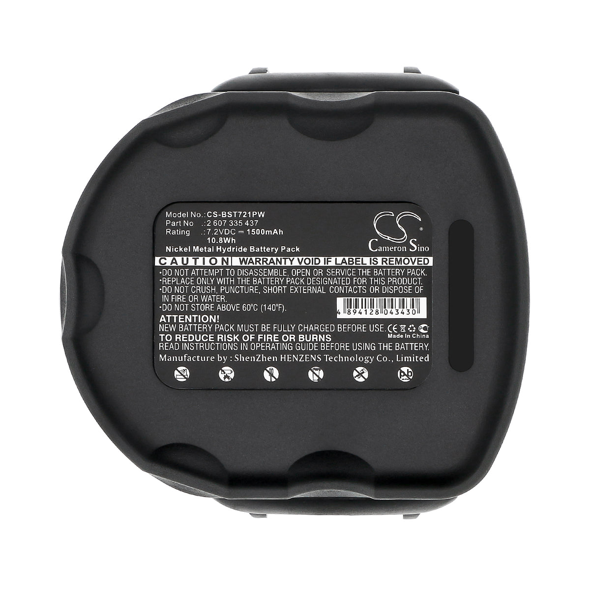 Replacement Battery for Bosch GSR 7.2-1 – Power Tool – 1500mAh / 7.2V