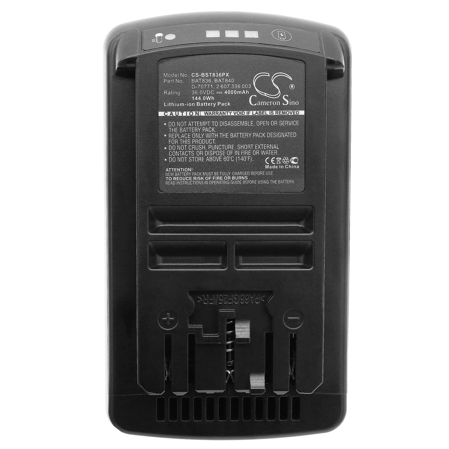 Replacement Battery for Bosch  11536C – Power Tools – 4000mAh / 144.00Wh / 36.0V