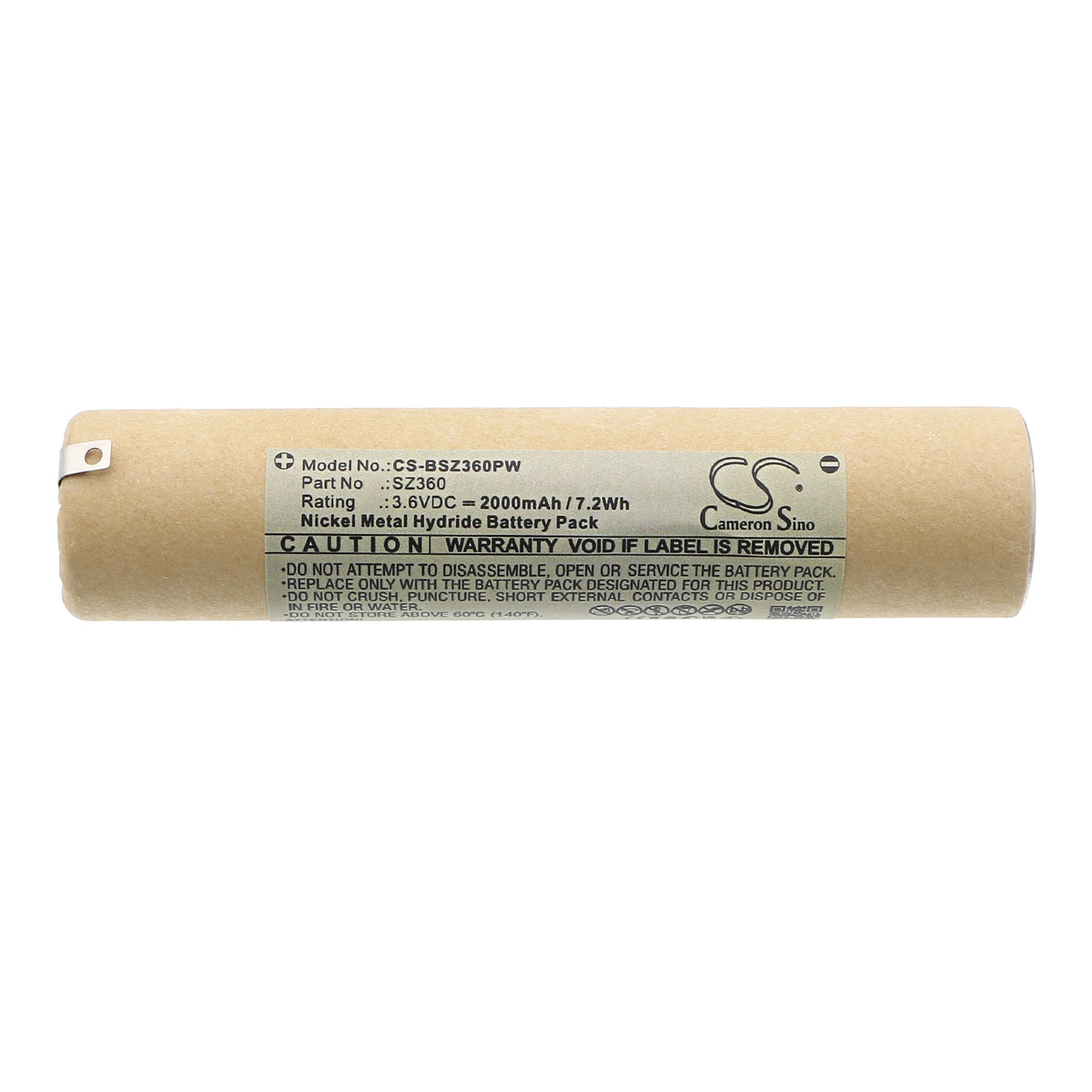 Replacement Battery for Black & Decker SZ360 – Power Tool – 2000mAh / 3.6V