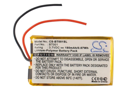 Replacement Battery for JBL  T450BT – GPS, Navigator – 180mAh / 0.67Wh / 3.7V