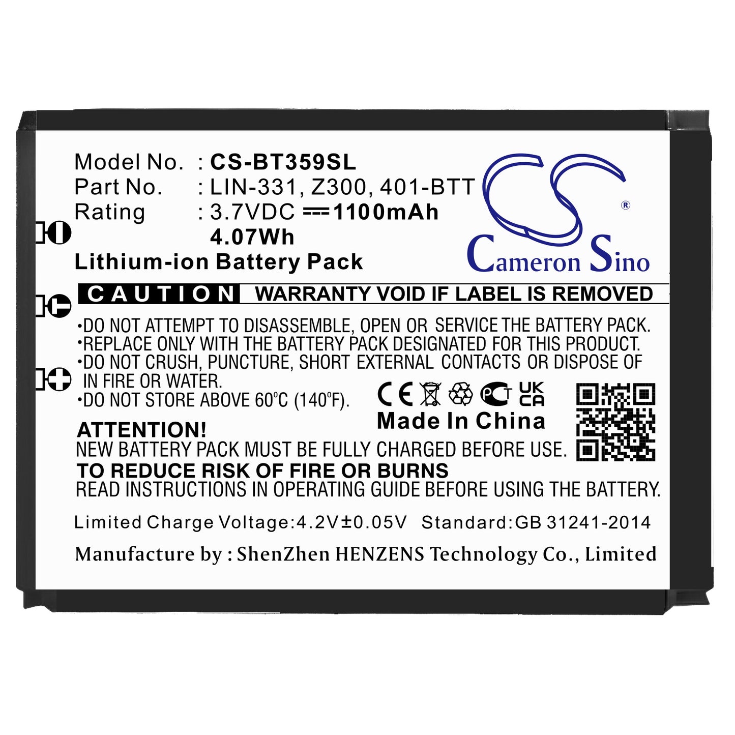 Replacement Battery for Haicom | Globalsat HI-401BT – GPS, Navigator – 1100mAh / 3.7V - image 3