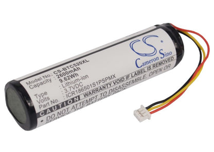 Replacement Battery for Blaupunkt Lucca 5.2 – GPS, Navigator – 2600mAh / 3.7V - image 1