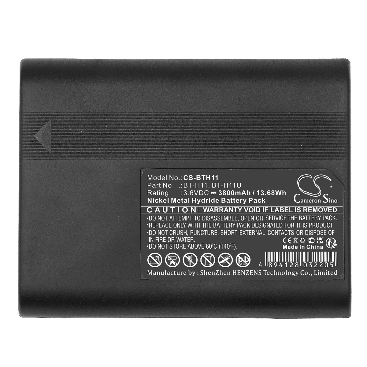 Replacement Battery for Sharp VL-AH50S – Camera – 3800mAh / 3.6V