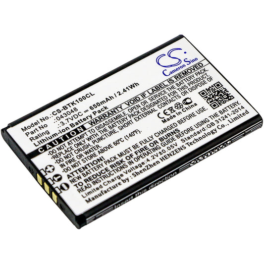 Replacement Battery for BT Elements 1K – Cordless Phone – 650mAh / 3.7V