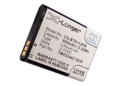 Replacement Battery for Blaupunkt | Flextone | Callstel BT Drive Free 111 – Car Speaker – 900mAh / 3.7V