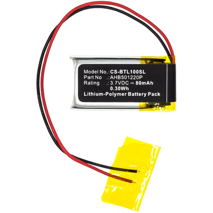 Replacement Battery for Bose  Bluetooth Headset Series 1 – Wireless Headset – 80mAh / 0.30Wh / 3.7V