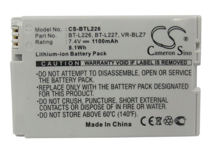 Replacement Battery for Sharp VL-Z5 – Camera – 1100mAh / 7.4V - image 5