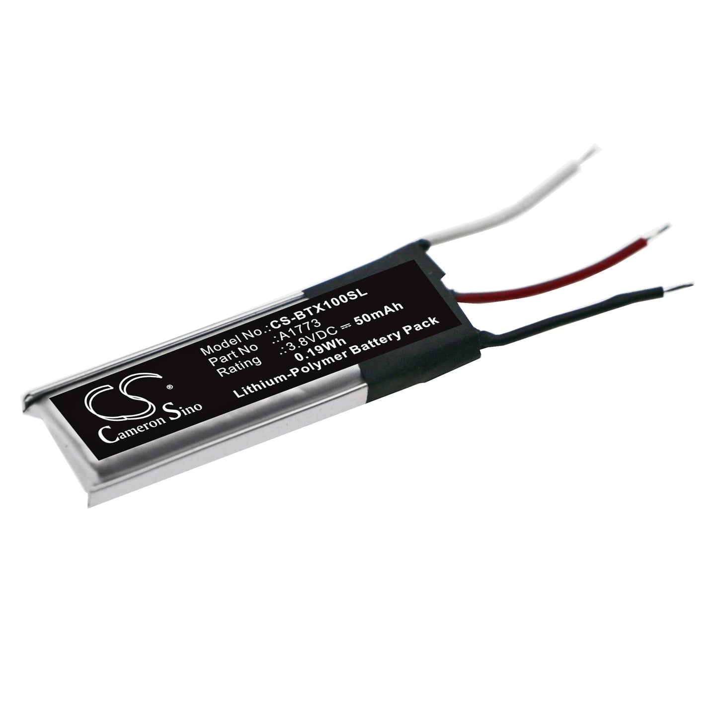Replacement Battery for Beats  Beats X – Wireless Headset – 50mAh / 0.19Wh / 3.8V