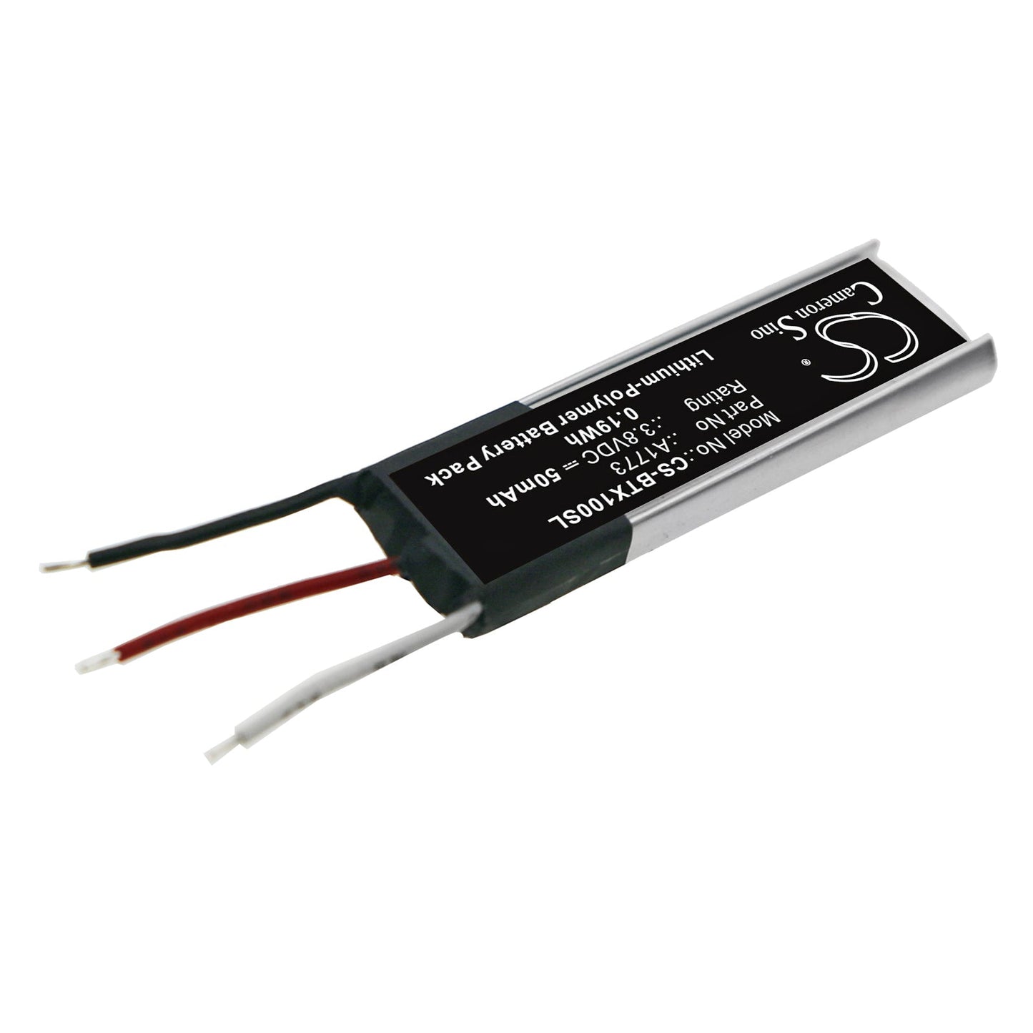 Replacement Battery for Beats  Beats X – Wireless Headset – 50mAh / 0.19Wh / 3.8V