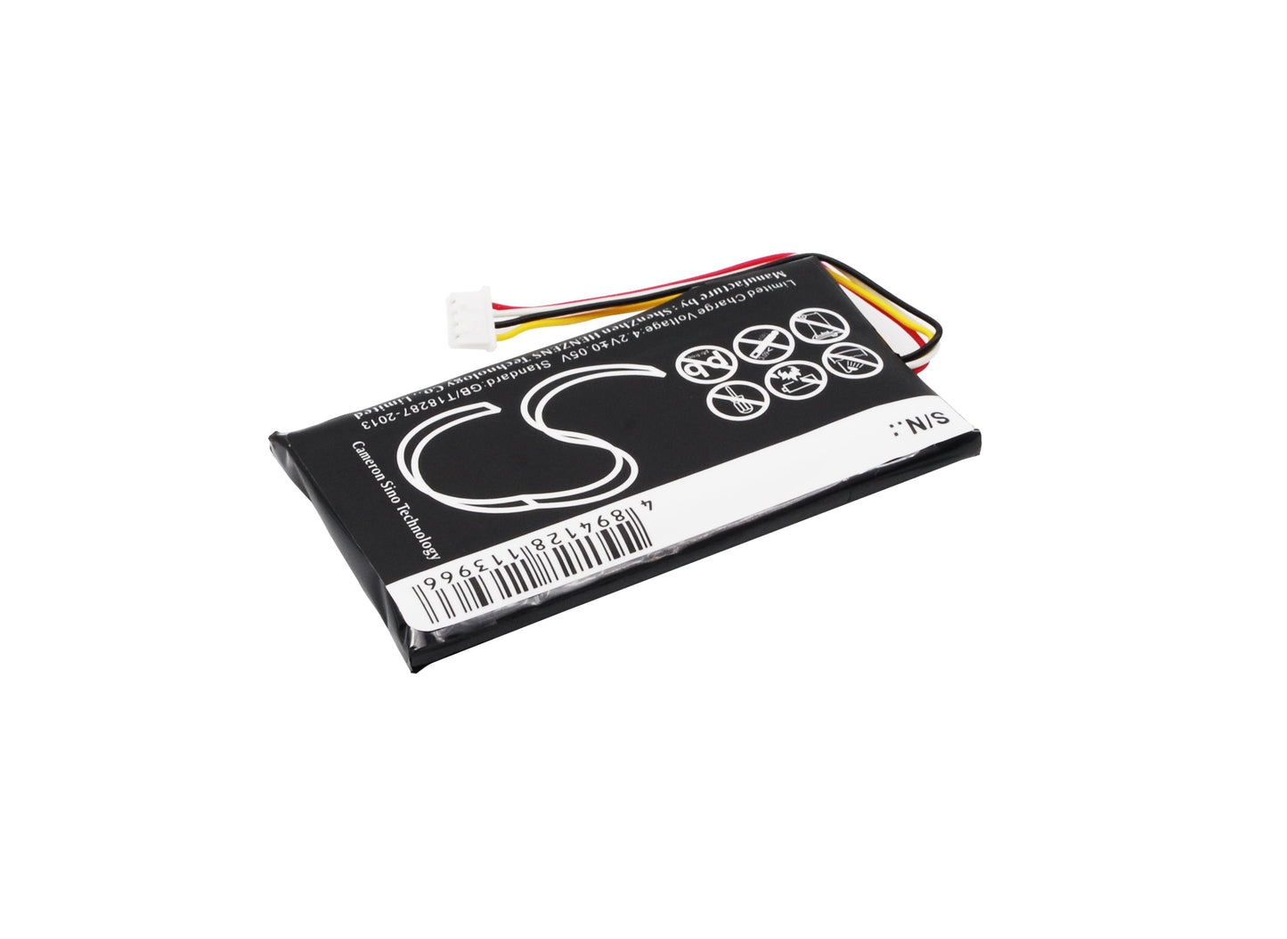 Replacement Battery for Binatone  Z430BT – GPS, Navigator – 1300mAh / 4.81Wh / 3.7V