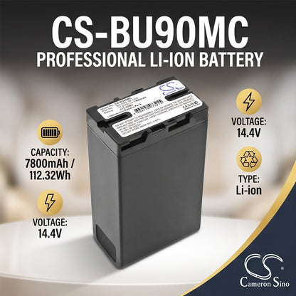 Replacement Battery for Sony PMW-EX1 – Camera – 7800mAh / 14.4V