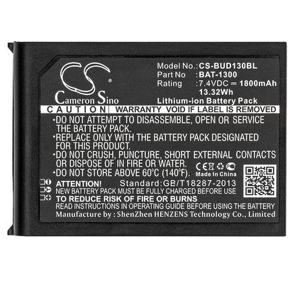 Replacement Battery for BlueBird Pidion BIP-1300 – Barcode Scanner – 1800mAh / 7.4V