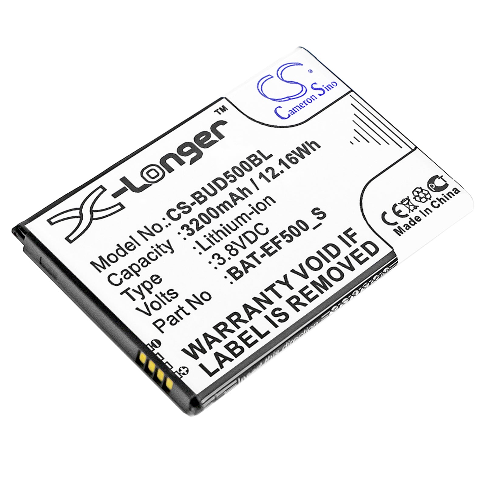 Replacement Battery for BlueBird EF500R – Barcode Scanner – 3200mAh / 3.8V - image 1