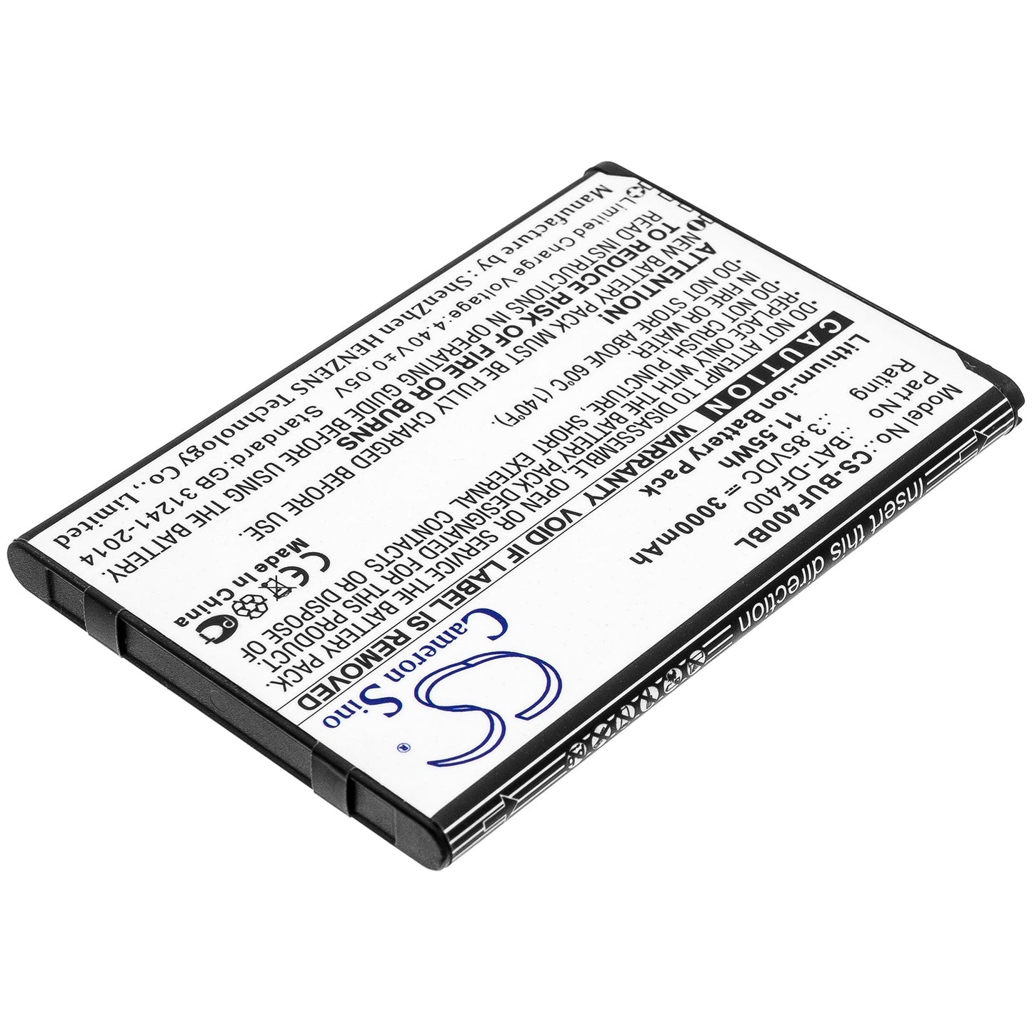 Replacement Battery for Bluebird  EF400 – Barcode Scanner – 3000mAh / 11.55Wh / 3.85V
