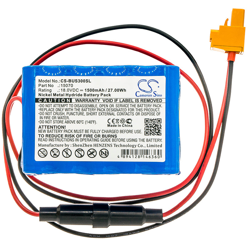 Replacement Battery for Besam automatische Turoffnung CUD3000 – Door Lock – 1500mAh / 18V
