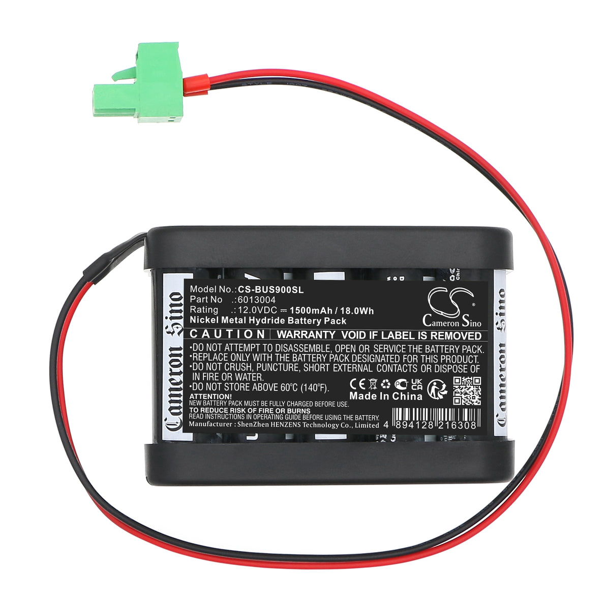 Replacement Battery for Besam Cud 9 EMD – Automatic Doors – 1500mAh / 12V