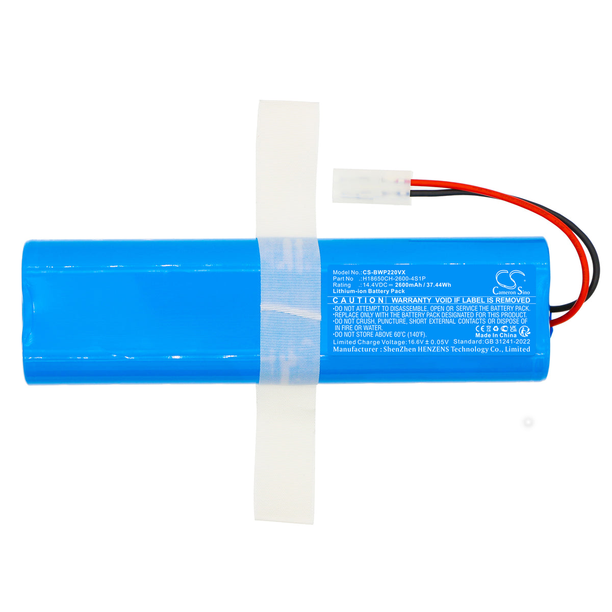 Replacement Battery for BobSweep APP220022 – Vacuum – 2600mAh / 14.4V