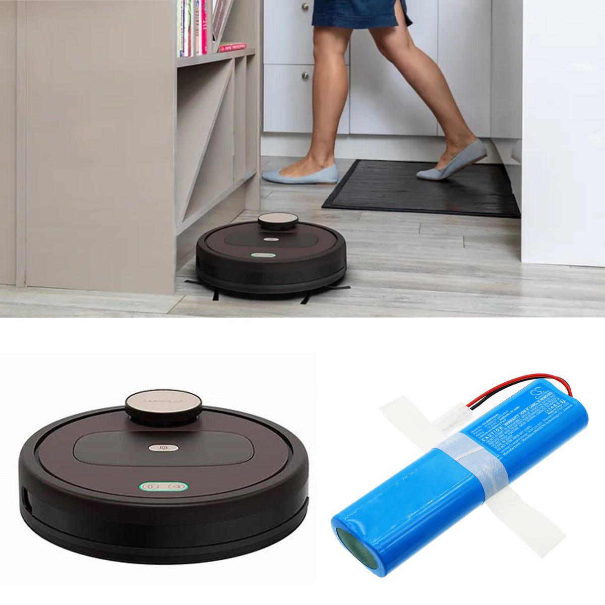 Replacement Battery for BobSweep APP220022 – Vacuum – 2600mAh / 14.4V