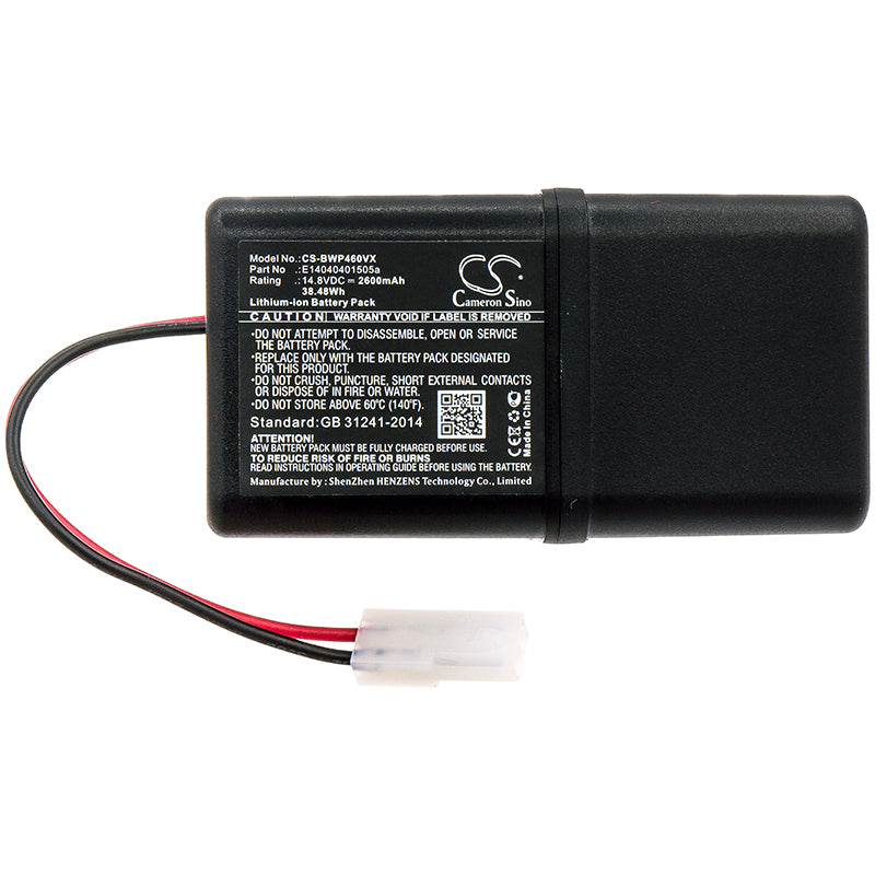 Replacement Battery for BobSweep Bob PetHair – Vacuum – 2600mAh / 14.8V