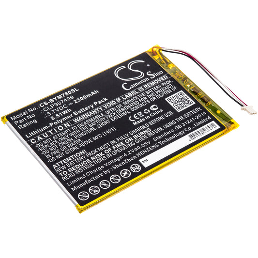 Replacement Battery for Boyue likebook Mars 7.8" – E-book, E-reader – 2300mAh / 3.7V