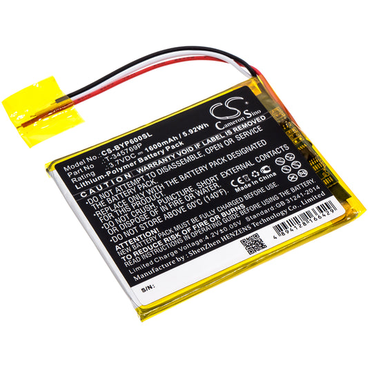 Replacement Battery for Boyue P6 – E-book, E-reader – 1600mAh / 3.7V