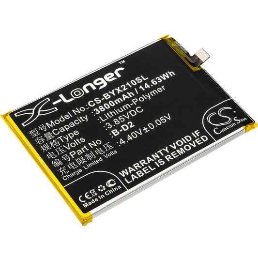 Replacement Battery for Vivo | BBK X20 Plus – Mobile, SmartPhone – 3800mAh / 3.85V