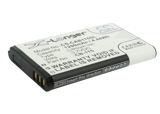 Replacement Battery for CAT B100 – Mobile, SmartPhone – 1200mAh / 3.7V
