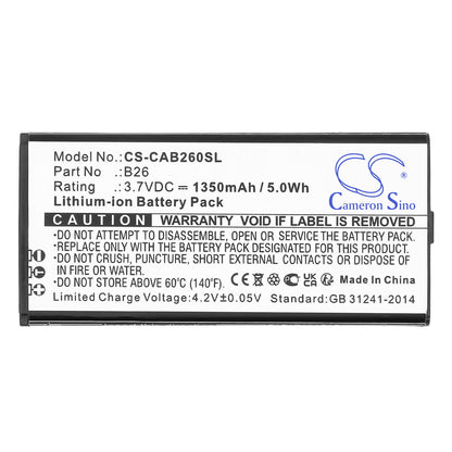 Replacement Battery for CAT B26 – Mobile, SmartPhone – 1350mAh / 3.7V