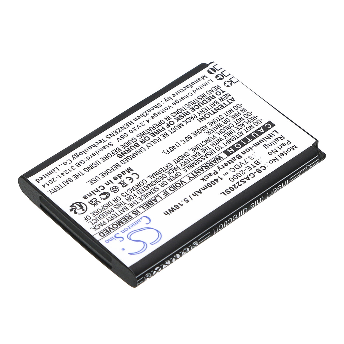 Replacement Battery for CATERPILLAR | CAT CAT S22 – Mobile, SmartPhone – 1400mAh / 3.7V