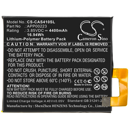 Replacement Battery for CATERPILLAR | CAT CAT S41 – Mobile, SmartPhone – 4400mAh / 3.85V
