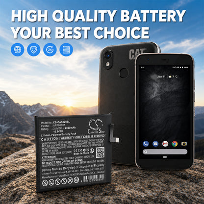 Replacement Battery for CATERPILLAR | CAT CAT S52 – Mobile, SmartPhone – 2800mAh / 3.8V