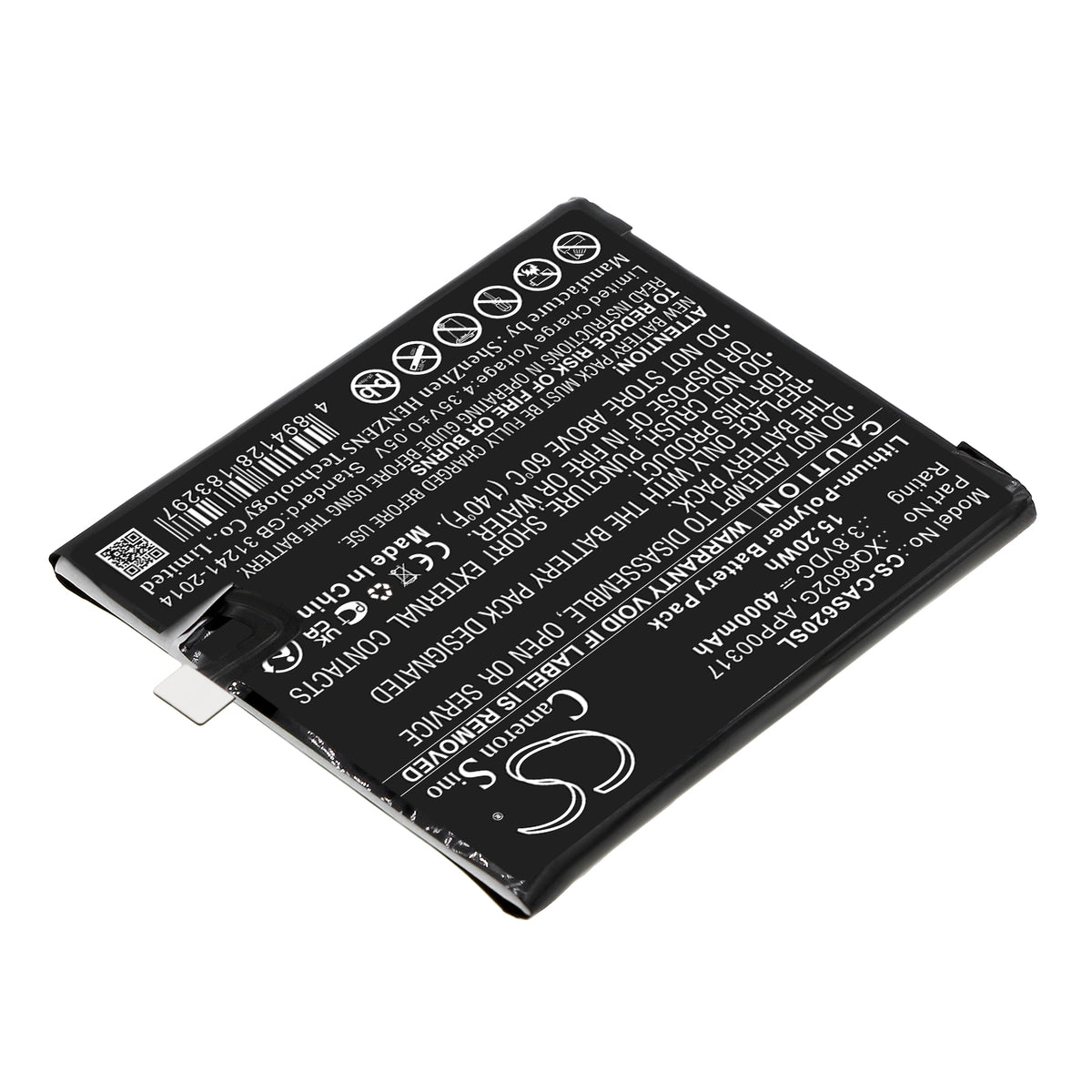 Replacement Battery for CATERPILLAR | CAT S62 – Mobile, SmartPhone – 4000mAh / 3.8V