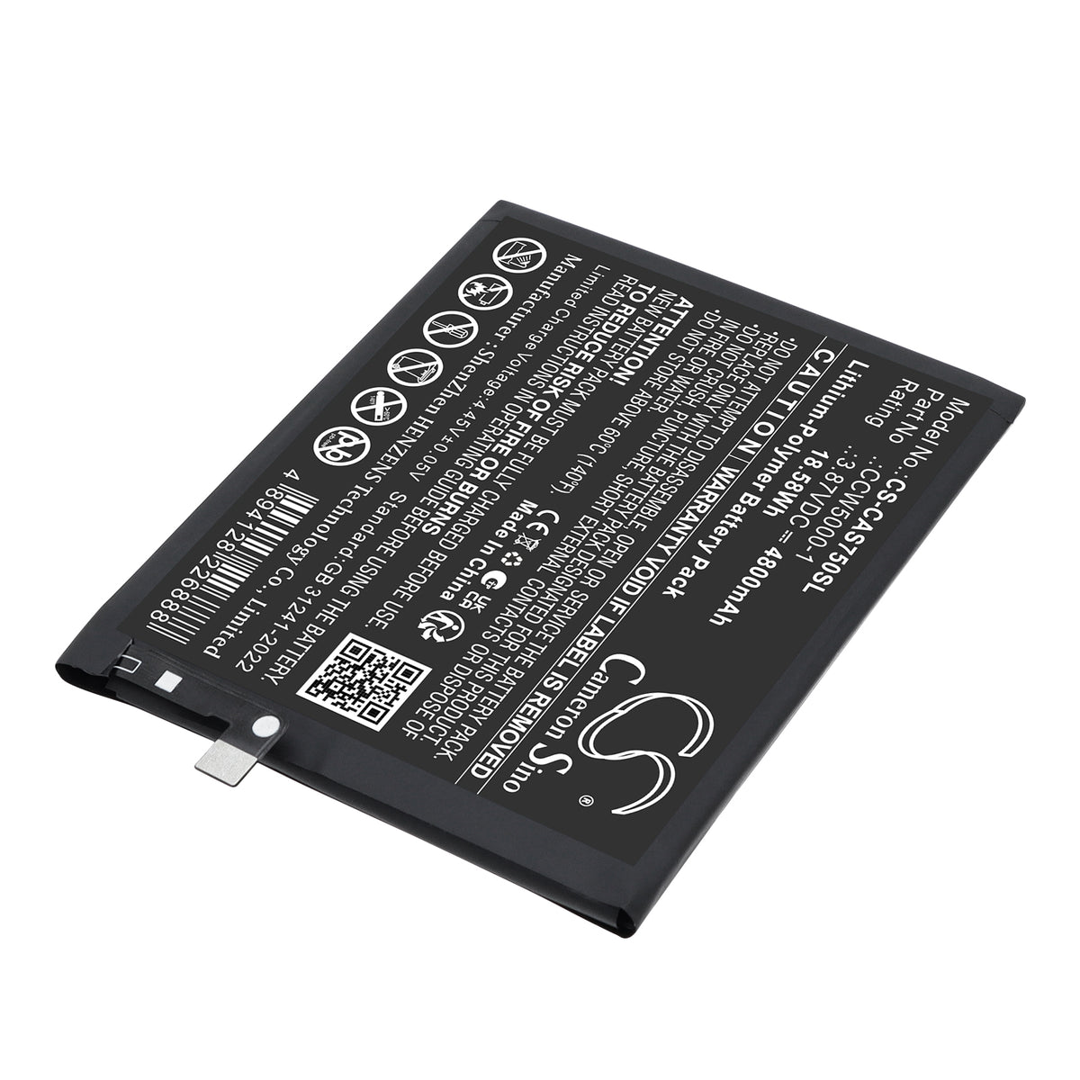 Replacement Battery for CATERPILLAR | CAT BM1S1B – Mobile, SmartPhone – 4800mAh / 3.87V