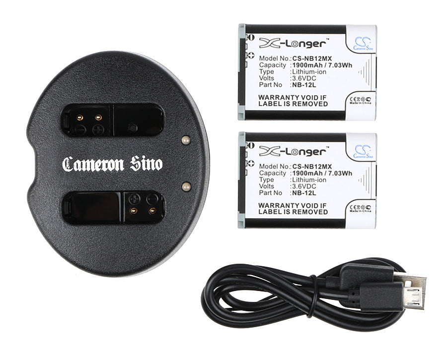 Replacement Battery for Canon PowerShot N100 – Cosmetic Mirror