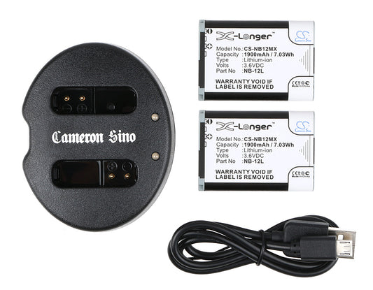 Replacement Battery for Canon PowerShot N100 – Cosmetic Mirror