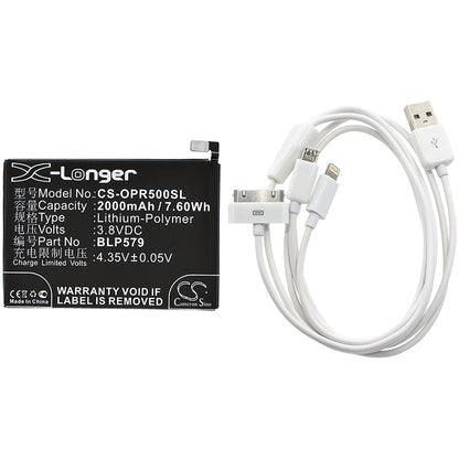 Replacement Battery for Oppo R5 – Cosmetic Mirror