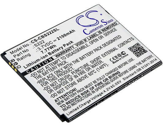 Replacement Battery for Cubot S222 – Mobile, SmartPhone – 2100mAh / 3.7V