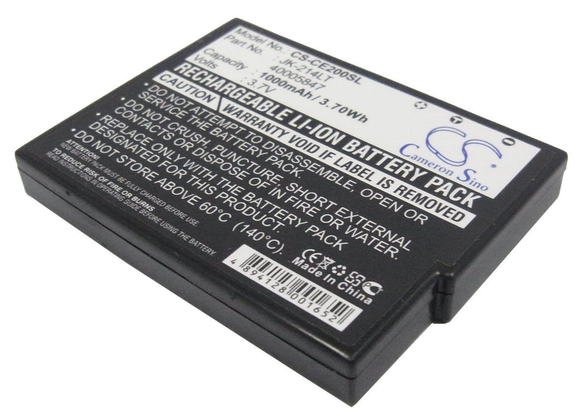 Replacement Battery for Casio | Medion Cassiopeia E-200 – PDA, Pocket PC – 1000mAh / 3.7V
