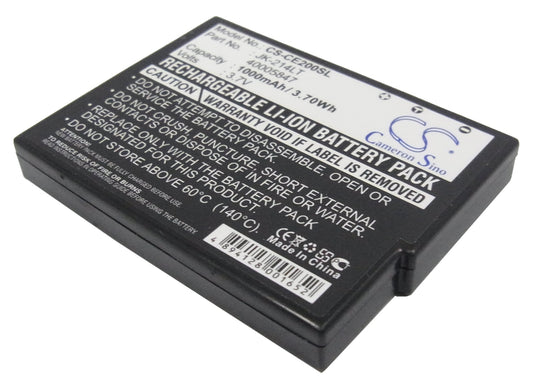 Replacement Battery for Casio | Medion Cassiopeia E-200 – PDA, Pocket PC – 1000mAh / 3.7V