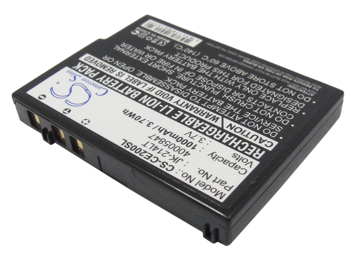Replacement Battery for Casio | Medion Cassiopeia E-200 – PDA, Pocket PC – 1000mAh / 3.7V