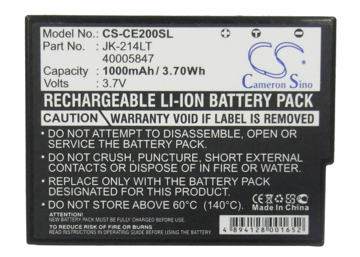 Replacement Battery for Casio | Medion Cassiopeia E-200 – PDA, Pocket PC – 1000mAh / 3.7V